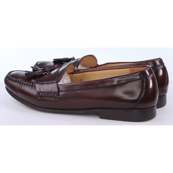 Cole Haan Men\'s Tassel Loafers Shoes Size 13 D Leather Cognac main image 5